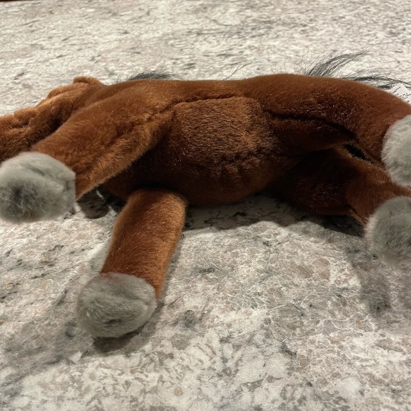 Mustang Stuffed plush Horse Russ Berrie Brown and Black Yomiko Classics - Picture 9 of 9